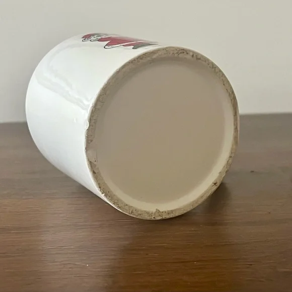 Vintage MCM Santa and Reindeer Mug - Picture 4 of 6